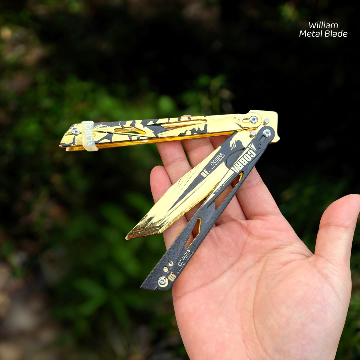 Delta Force IRL Cobra Vanguard High-quality Stainless Steel Balisong Trainer