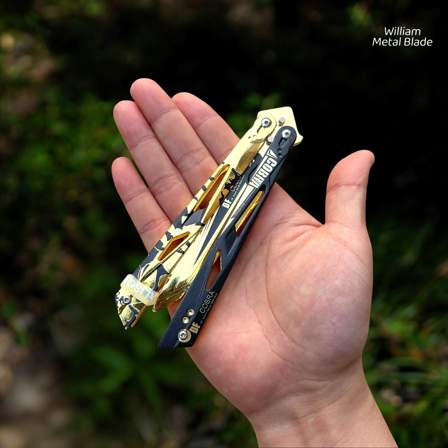 Delta Force IRL Cobra Vanguard High-quality Stainless Steel Balisong Trainer