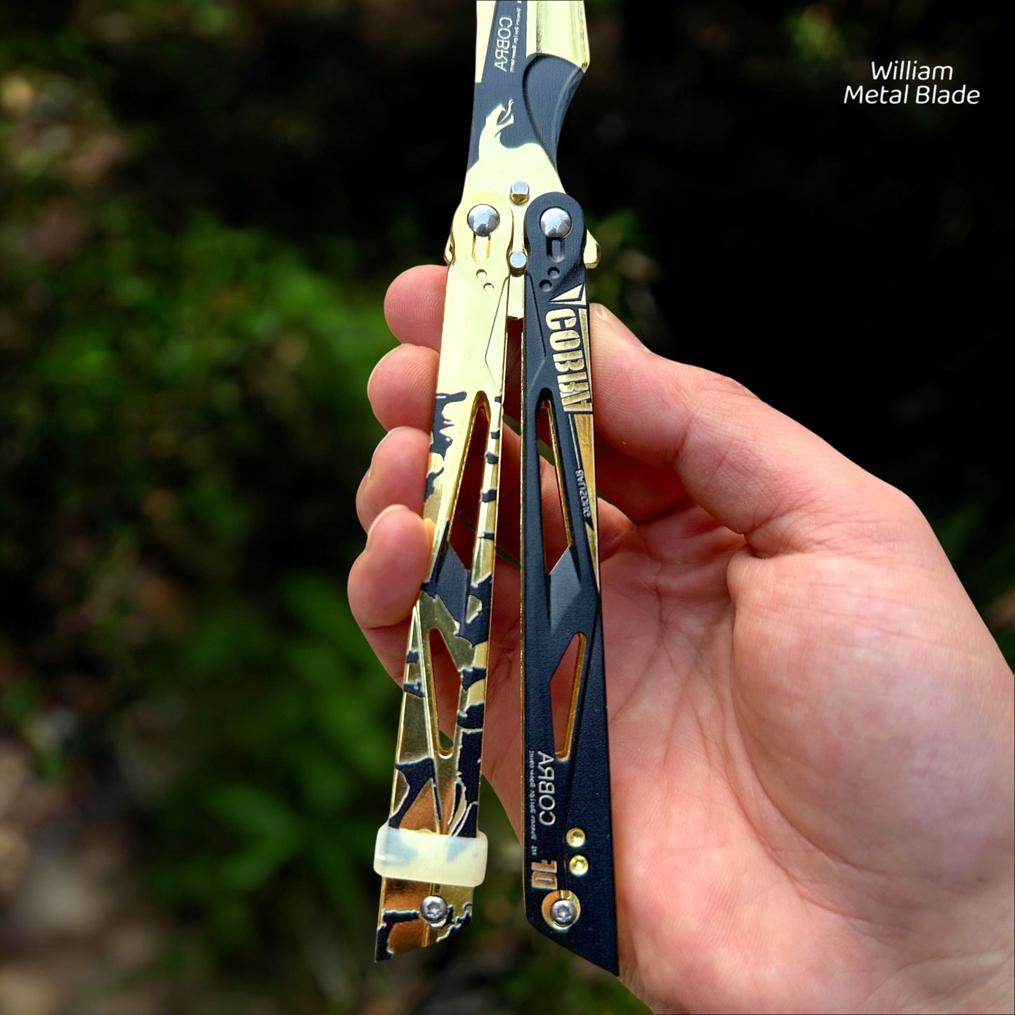 Delta Force IRL Cobra Vanguard High-quality Stainless Steel Balisong Trainer