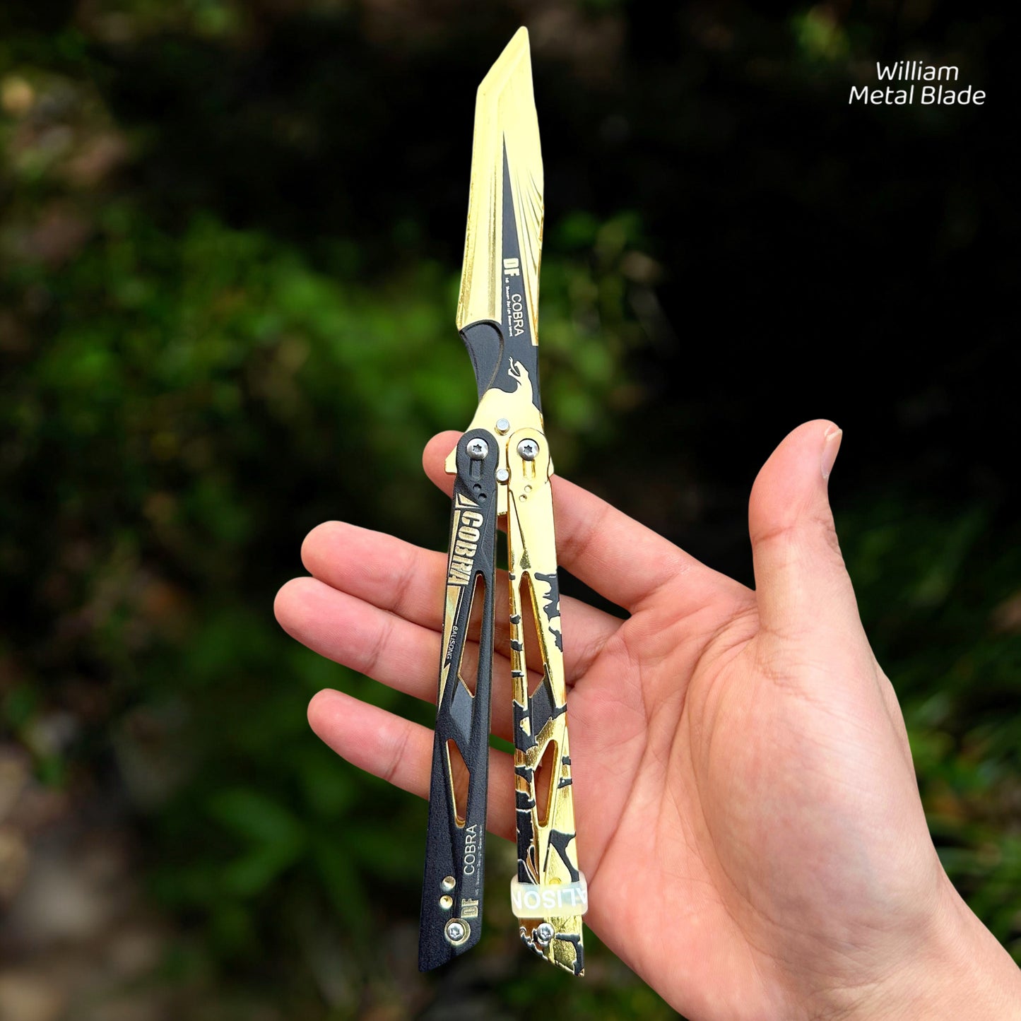 Delta Force IRL Cobra Vanguard High-quality Stainless Steel Balisong Trainer