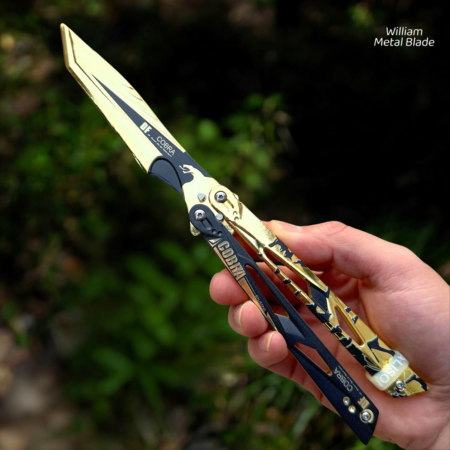 Delta Force IRL Cobra Vanguard High-quality Stainless Steel Balisong Trainer