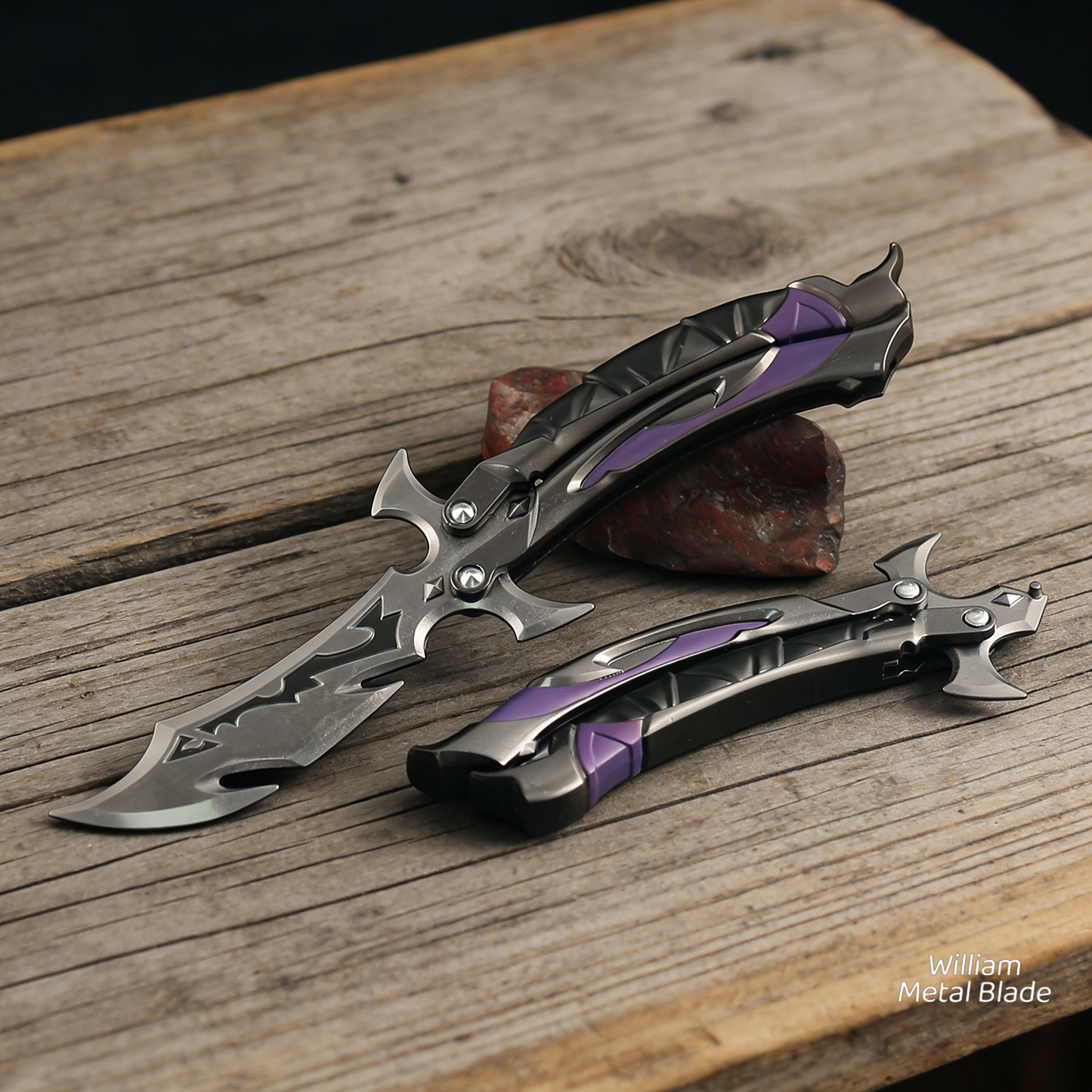 22CM/8.6" Reaver Balisong Metal Replica