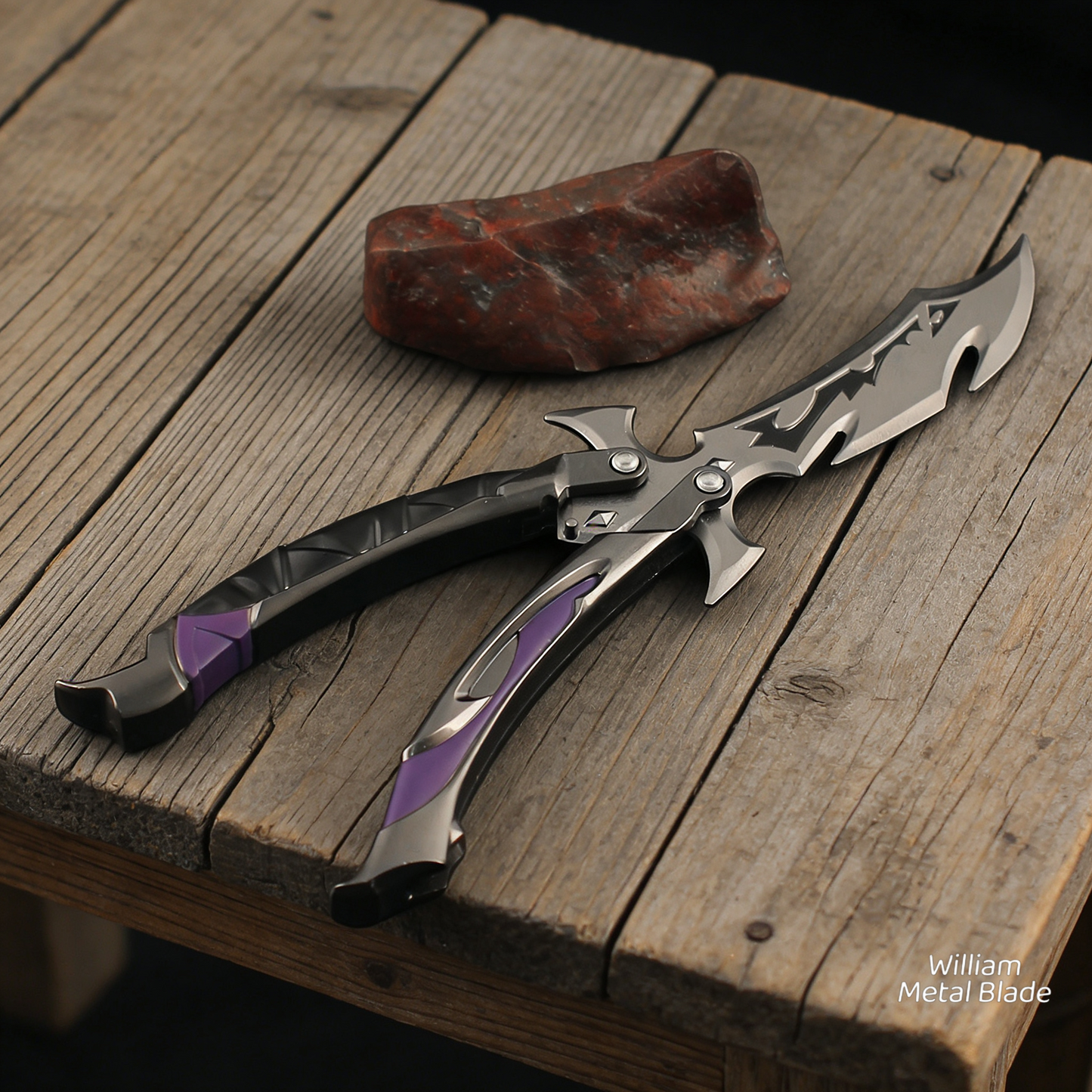 22CM/8.6" Reaver Balisong Metal Replica