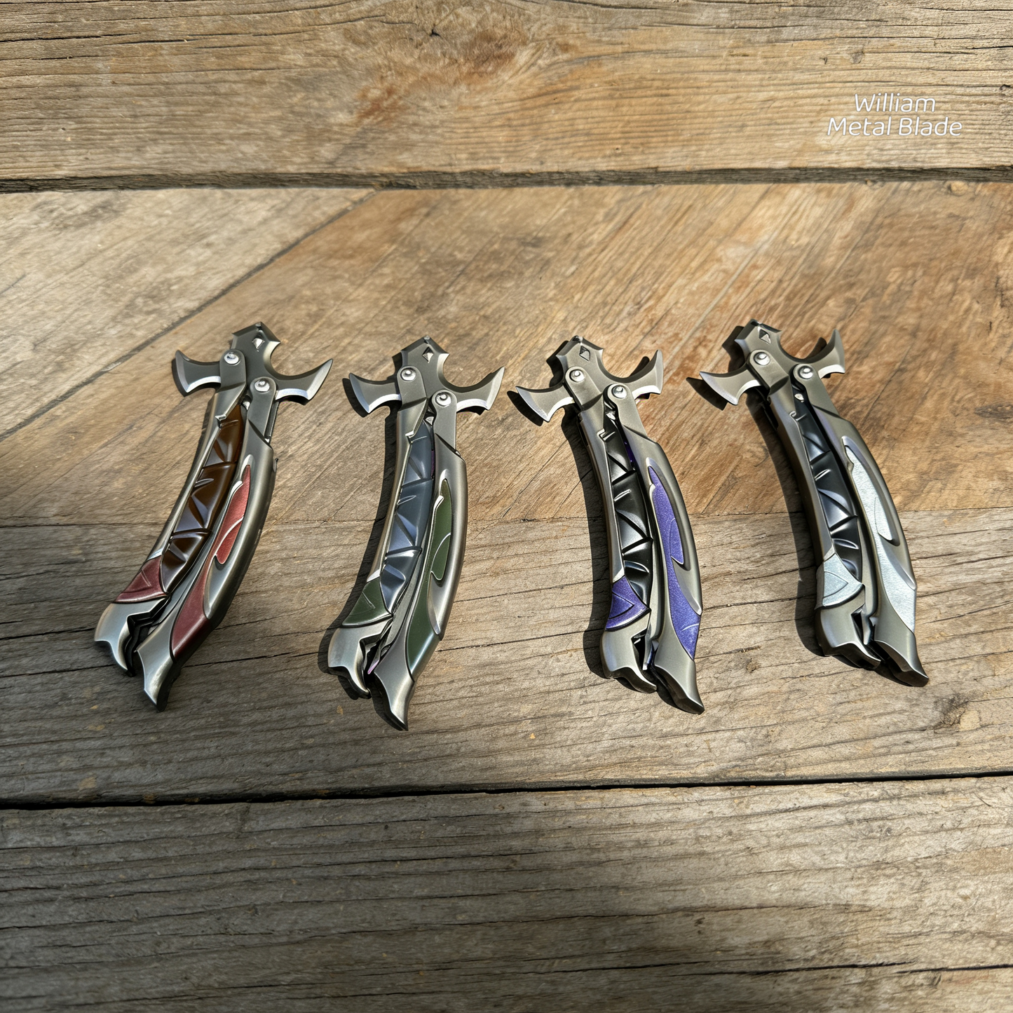 25CM/9.8" Reaver 3.0 Balisong High quality Metal Replica