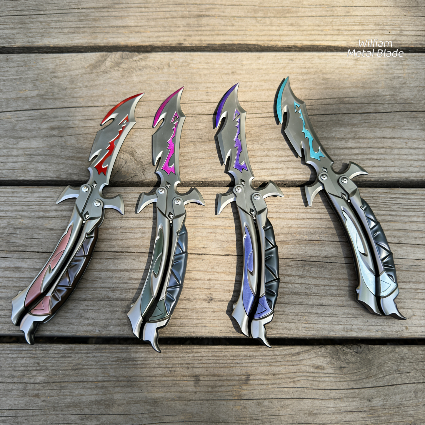 25CM/9.8" Reaver 3.0 Balisong High quality Metal Replica