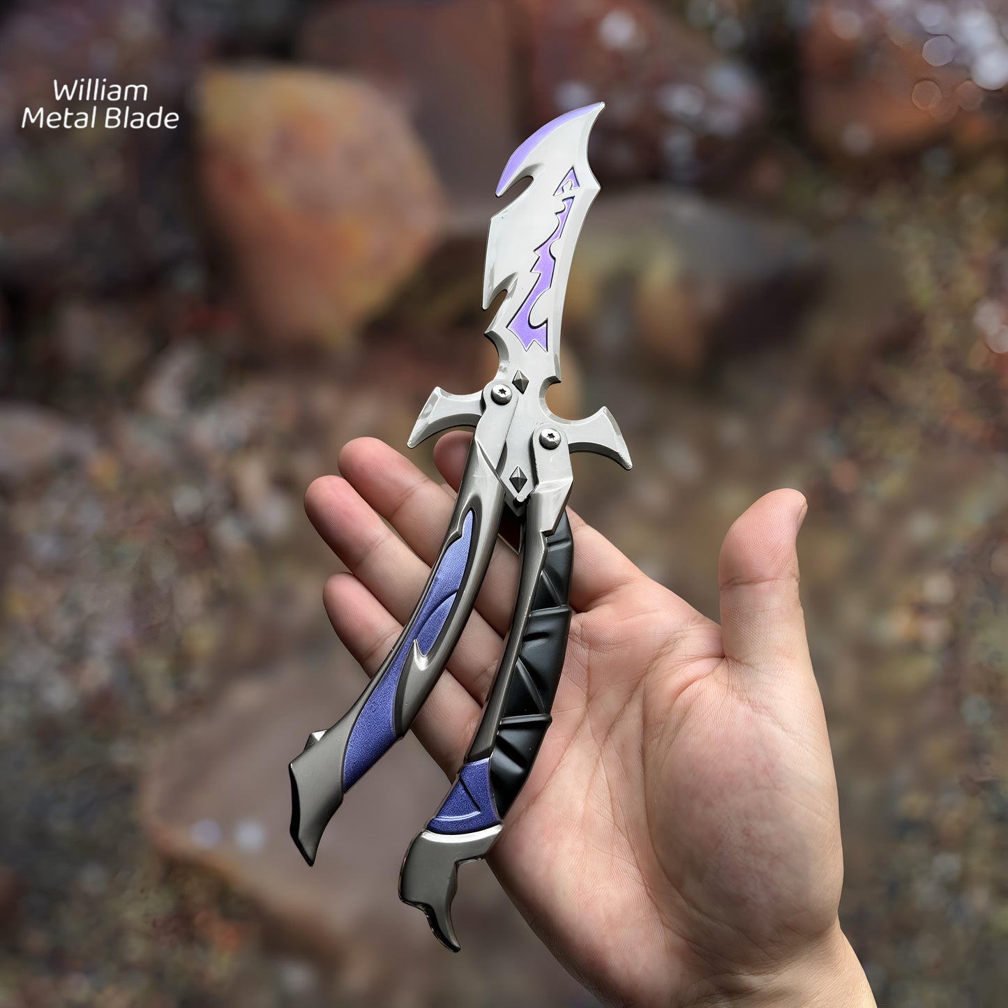 25CM/9.8" Reaver 3.0 Balisong High quality Metal Replica
