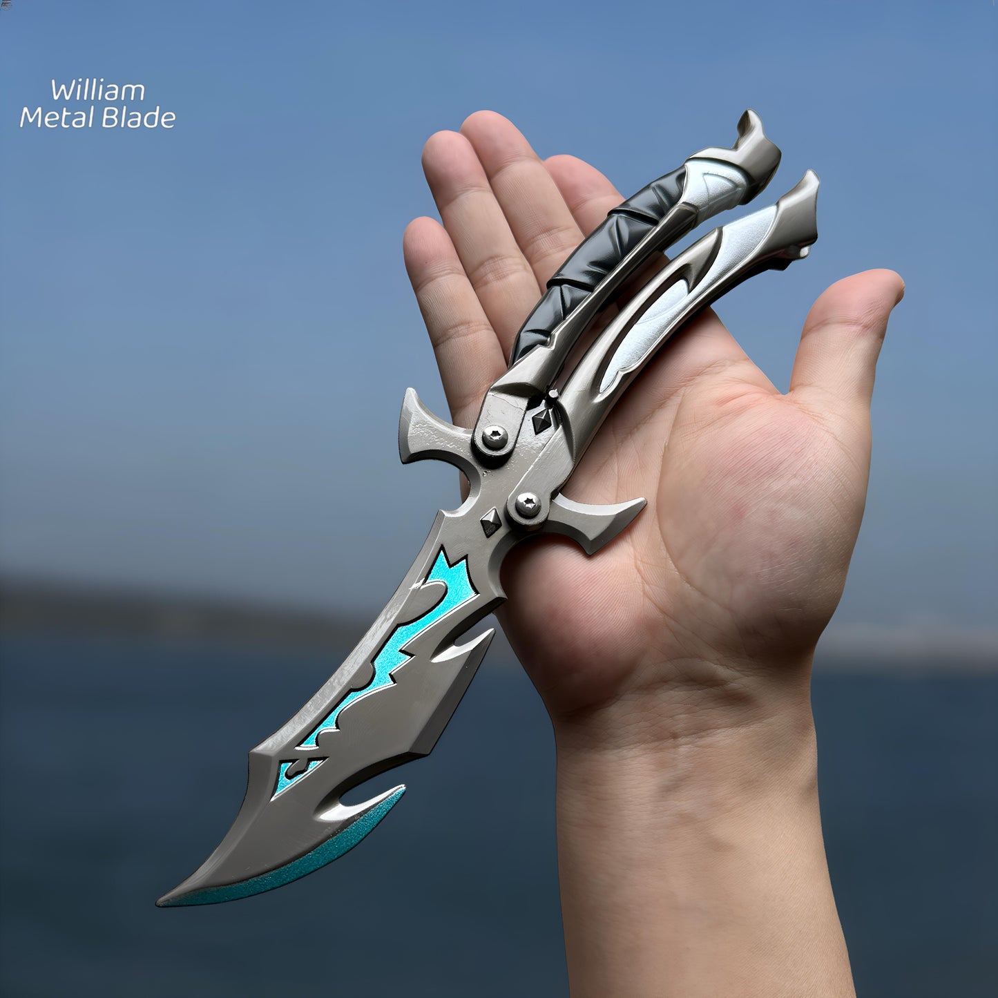 25CM/9.8" Reaver 3.0 Balisong High quality Metal Replica