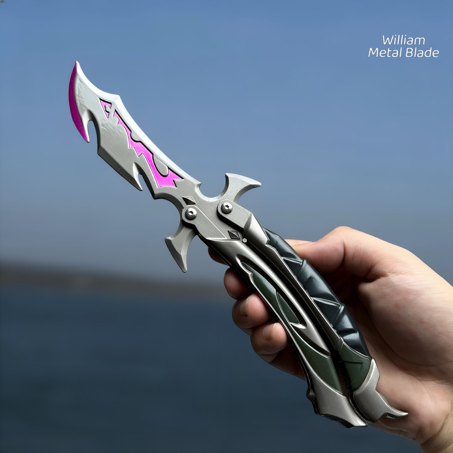 25CM/9.8" Reaver 3.0 Balisong High quality Metal Replica