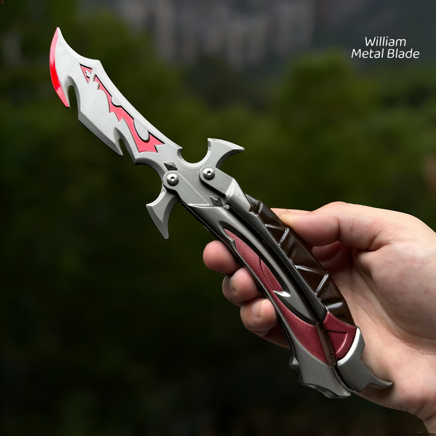 25CM/9.8" Reaver 3.0 Balisong High quality Metal Replica