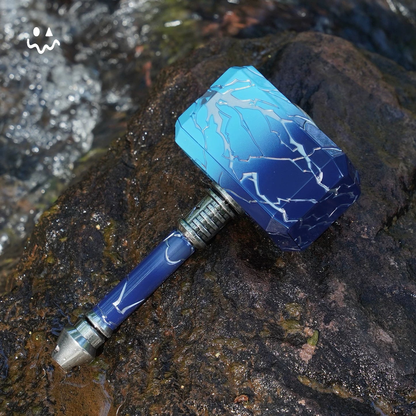 Val Smite Hammer Model Replica Metal Game Weapon Pop