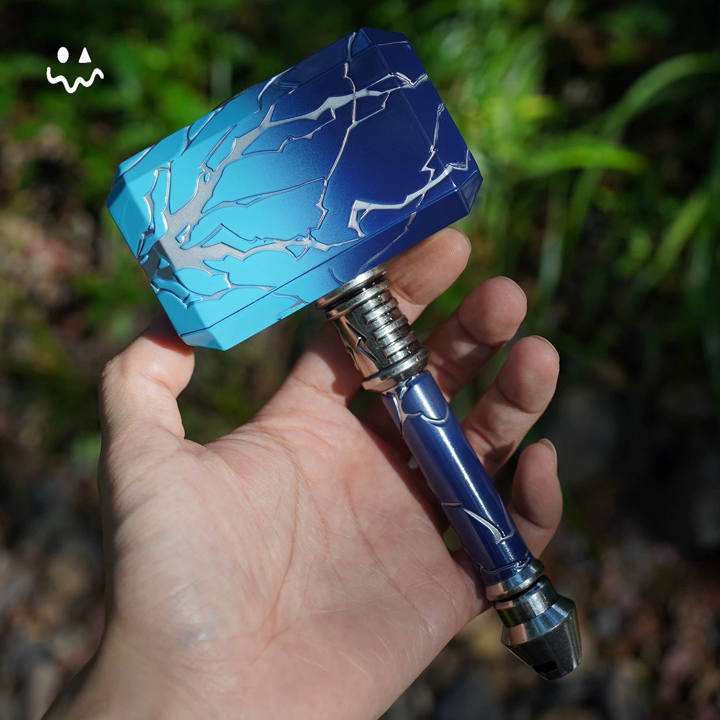 Val Smite Hammer Model Replica Metal Game Weapon Pop