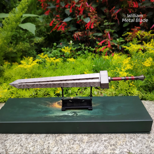 Damascus Pattern ER Greatsword Metal Replica 30CM/11.8''
