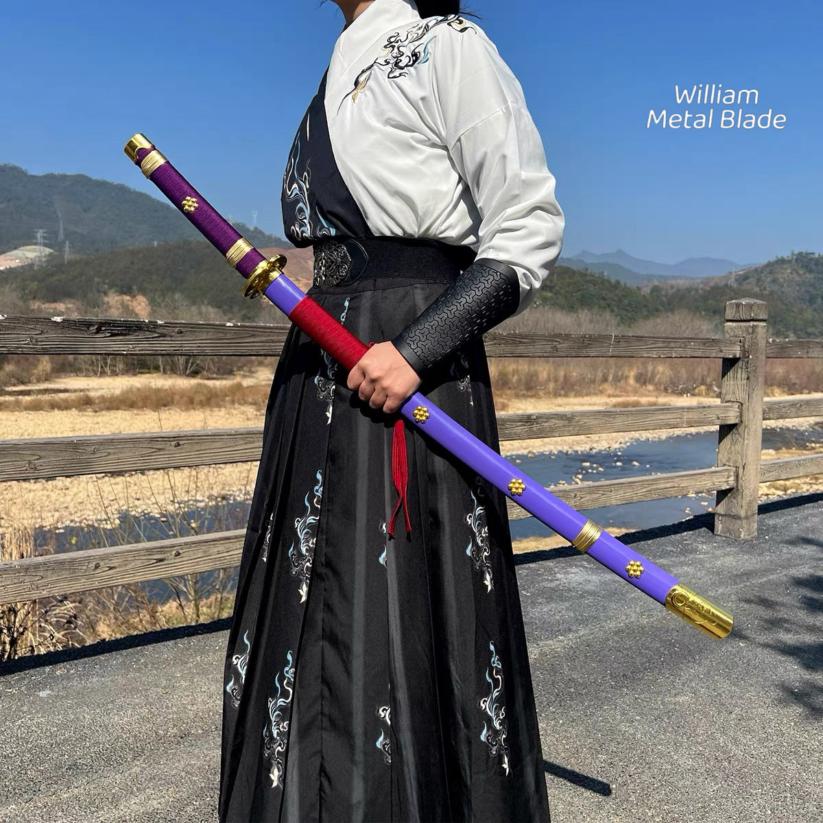 IRL Yubashiri Wado Ichimoji Shusui Enma Sandai Kitetsu Katana Carbon Steel Version