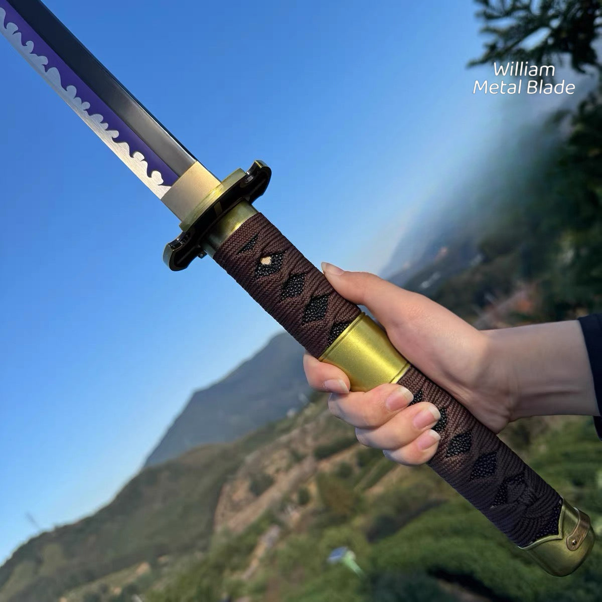 IRL Yubashiri Wado Ichimoji Shusui Enma Sandai Kitetsu Katana Carbon Steel Version