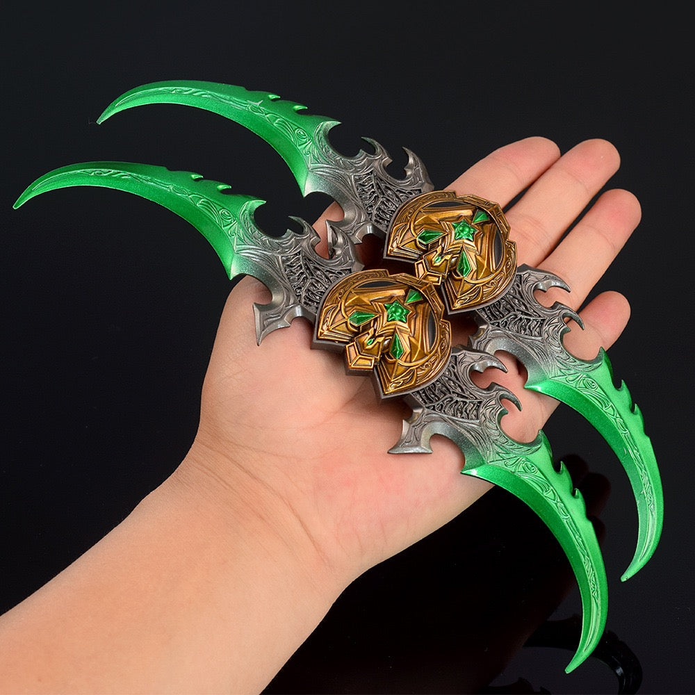 Illidan Stormrage Warglaive of Azzinoth Metal Handicraft