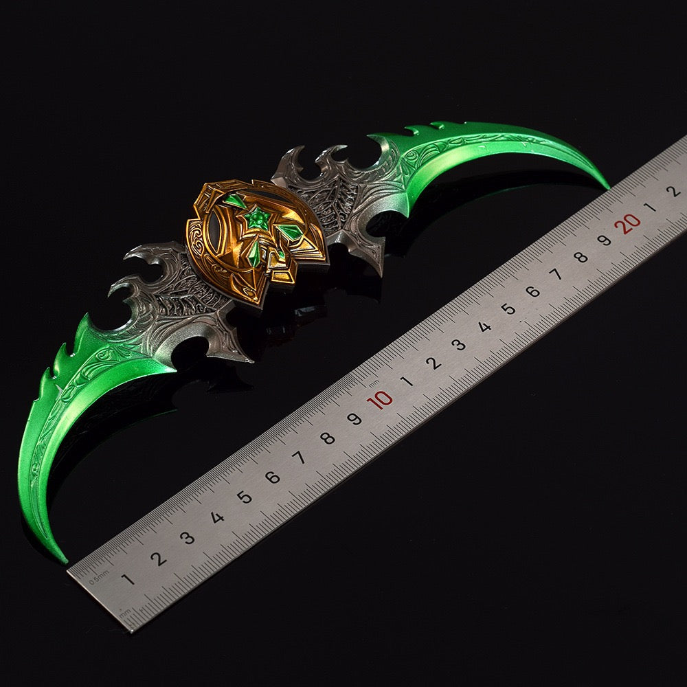 Illidan Stormrage Warglaive of Azzinoth Metal Handicraft