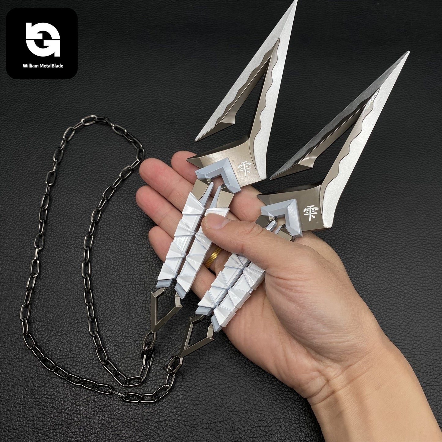 22CM/8.6" Metal Kuronami no Yaiba Life Size Replica In Real Life