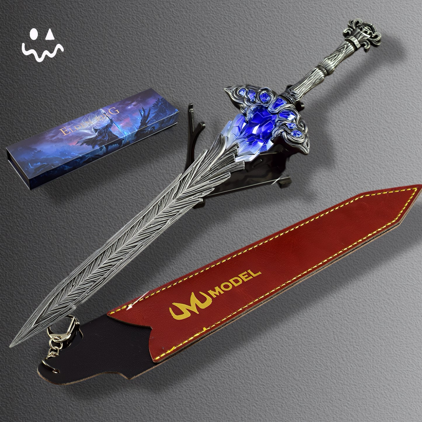 ER Lazuli Glintstone Sword Katana Metal Replica
