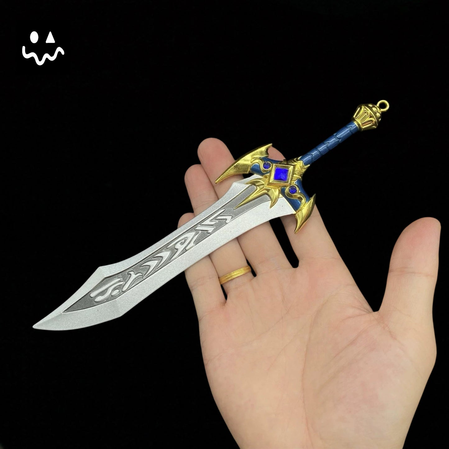 30CM/11.8" Metal Lich King Arthas Frostmourne Sword Craft