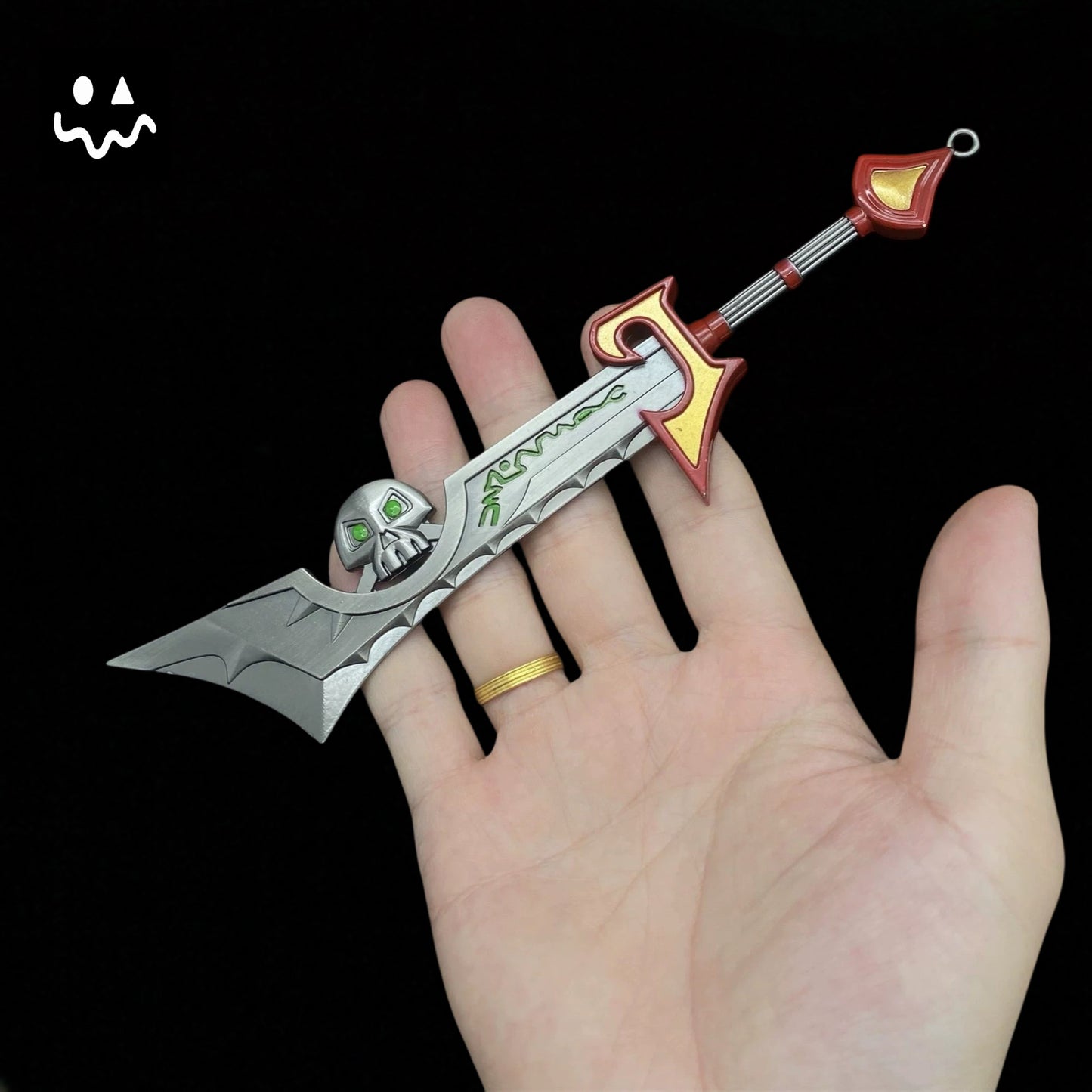 30CM/11.8" Metal Lich King Arthas Frostmourne Sword Craft
