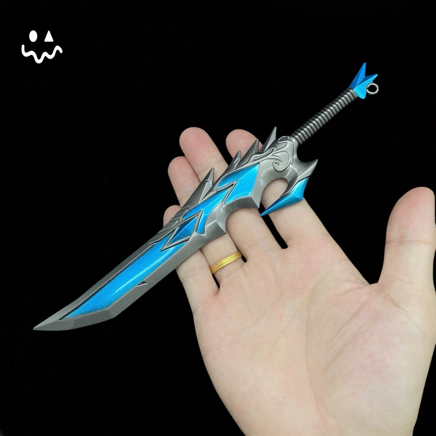 30CM/11.8" Metal Lich King Arthas Frostmourne Sword Craft