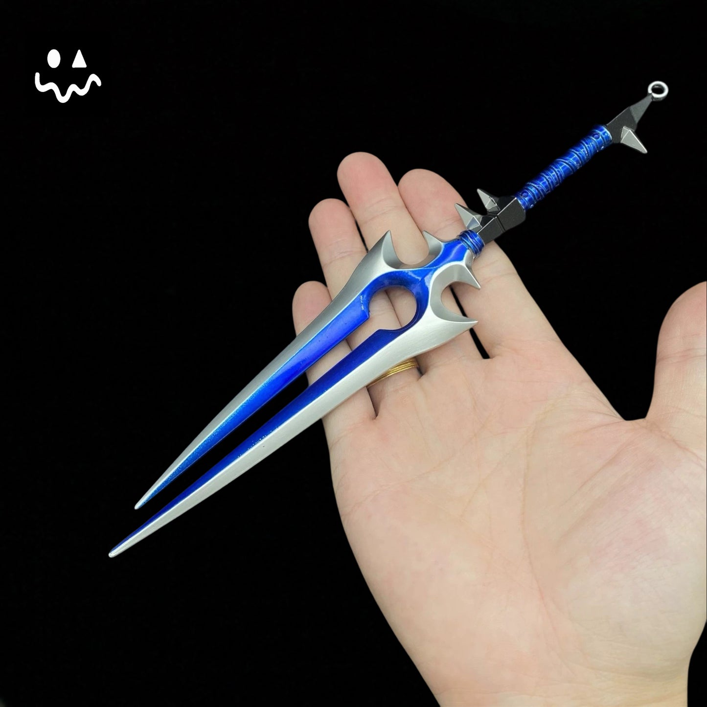 30CM/11.8" Metal Lich King Arthas Frostmourne Sword Craft