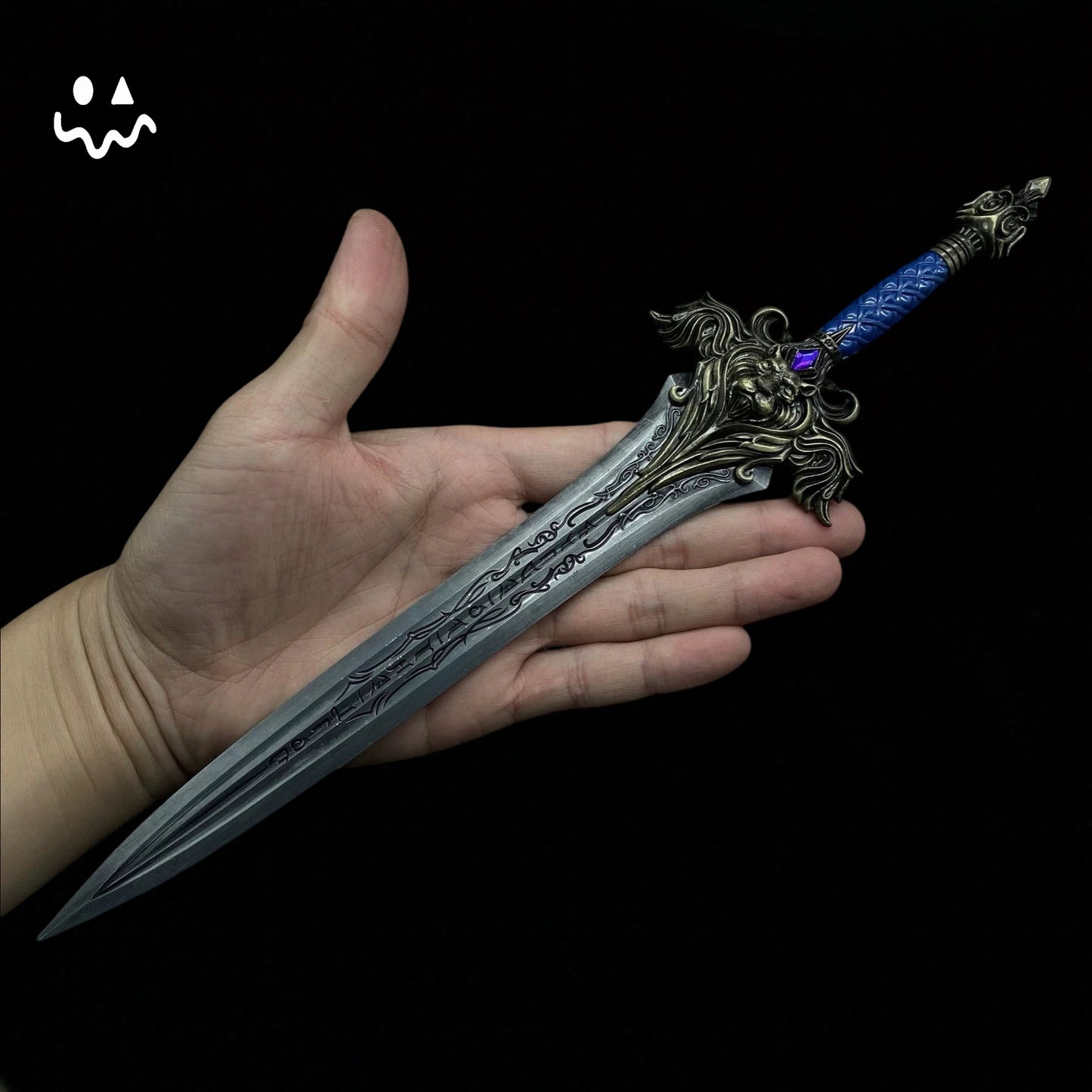 30CM/11.8" Metal Lich King Arthas Frostmourne Sword Craft
