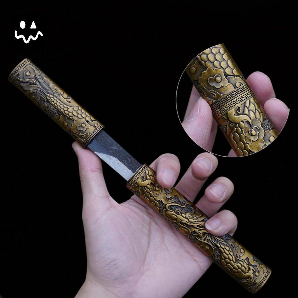 Life-size Chinese Embroidery Spring Knife