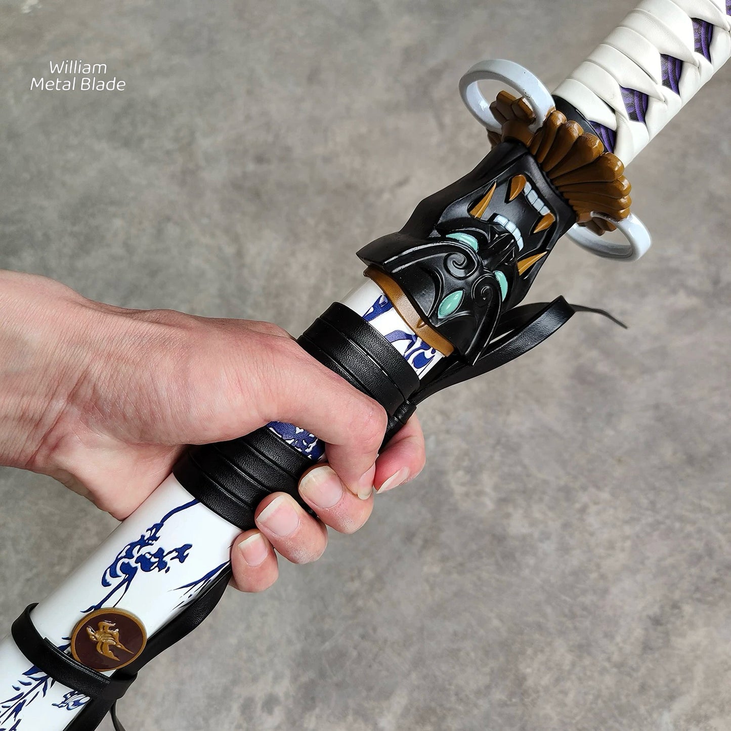 Life-size Onimaru Kunitsuna Katana Metal Replica