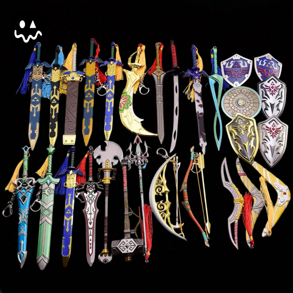 Link Metal Weapons Miniature Display Art