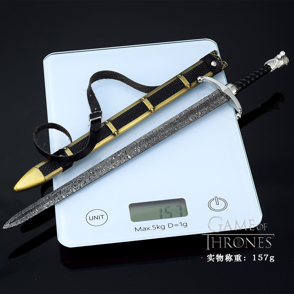 Longclaw Sword Jon Long Claw Sword Miniature Small Sword Replica