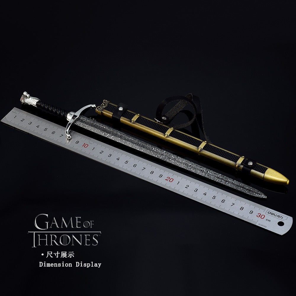 Longclaw Sword Jon Long Claw Sword Miniature Small Sword Replica