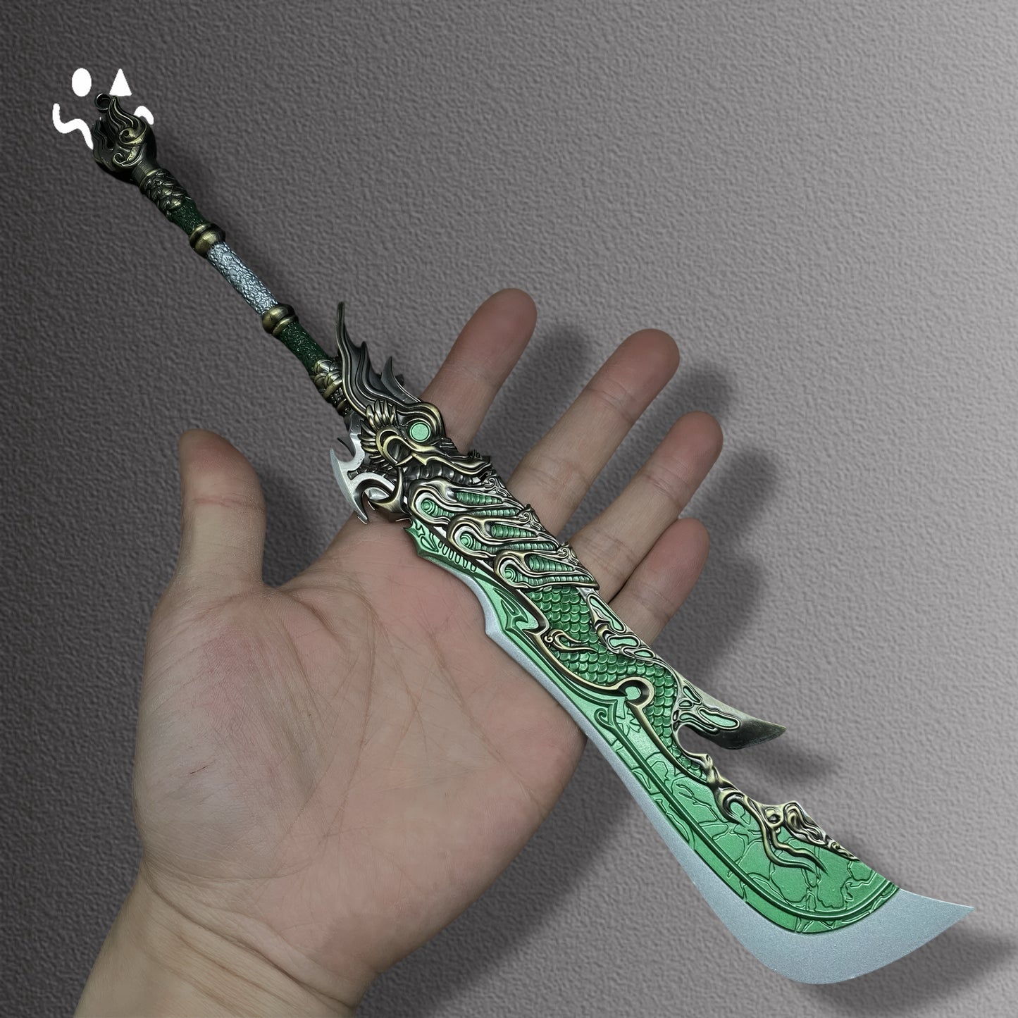 NB 29CM/11.4" Longpan Broadsword Game Peripheral Metal Weapon