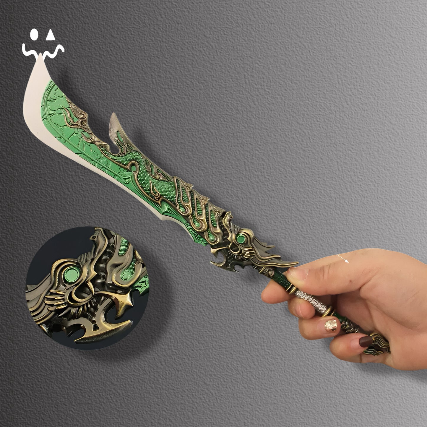 NB 29CM/11.4" Longpan Broadsword Game Peripheral Metal Weapon