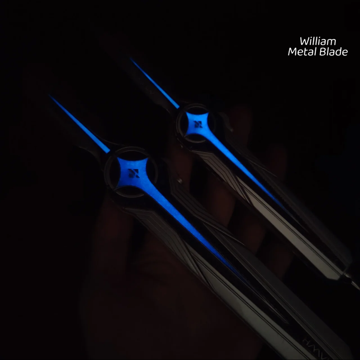 Luminous Delta Force Desmoulins' Edge Metal Dull Blade Replica For Collection