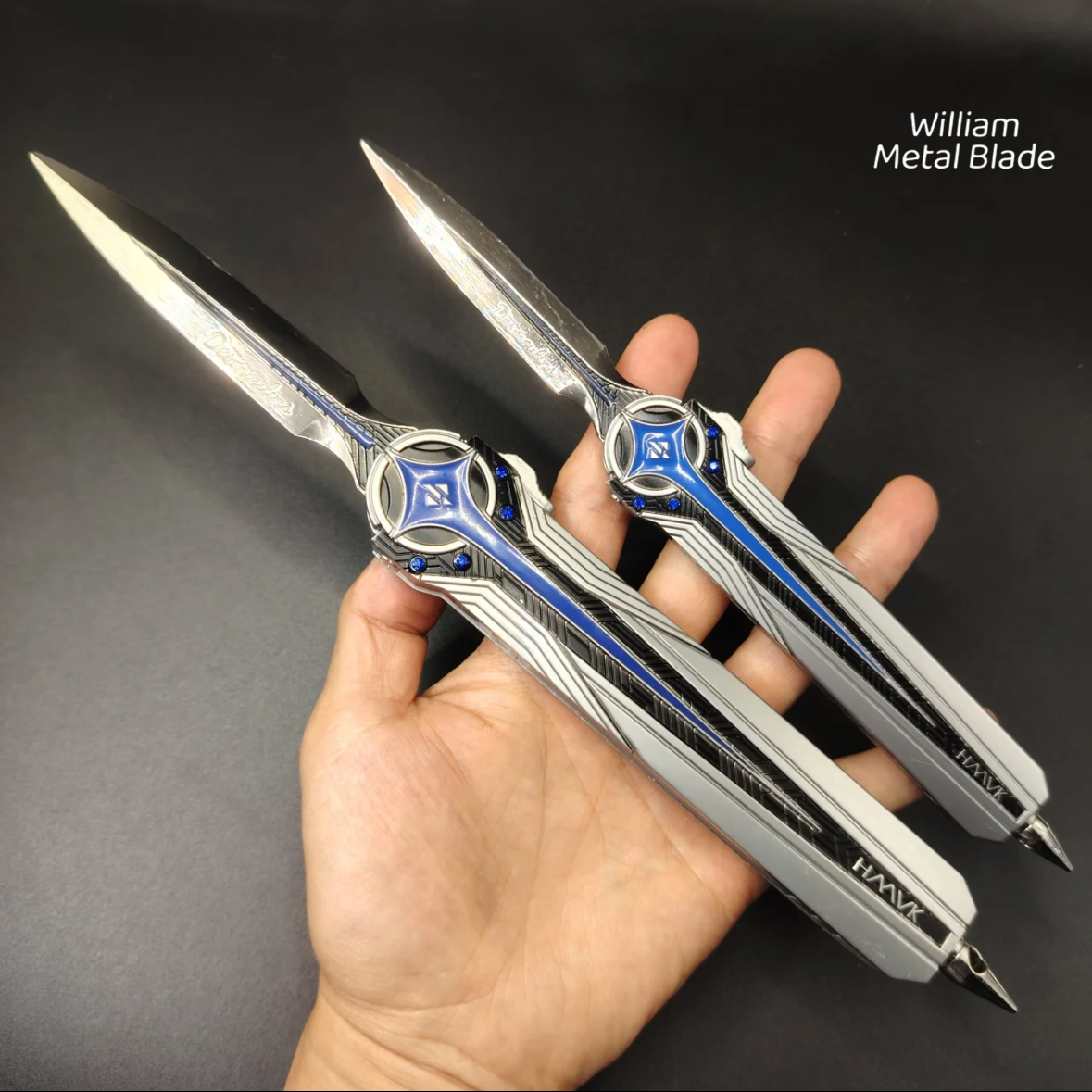 Luminous Delta Force Desmoulins' Edge Metal Dull Blade Replica For Collection