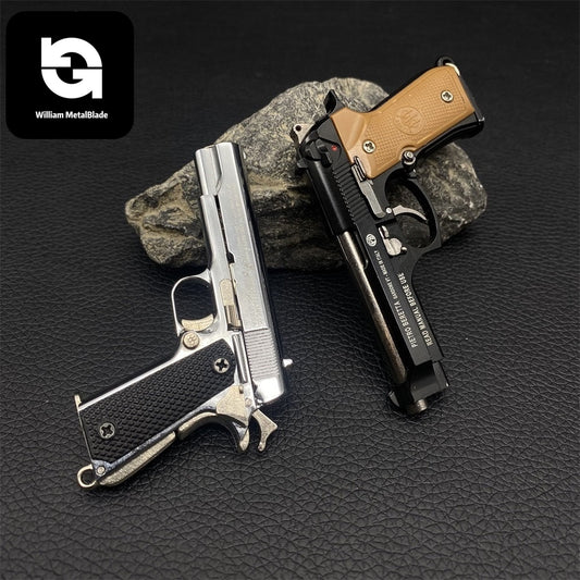 M1911 Miniature Alloy Small Desert Eagle Colt M92f Pistol Toy Gun