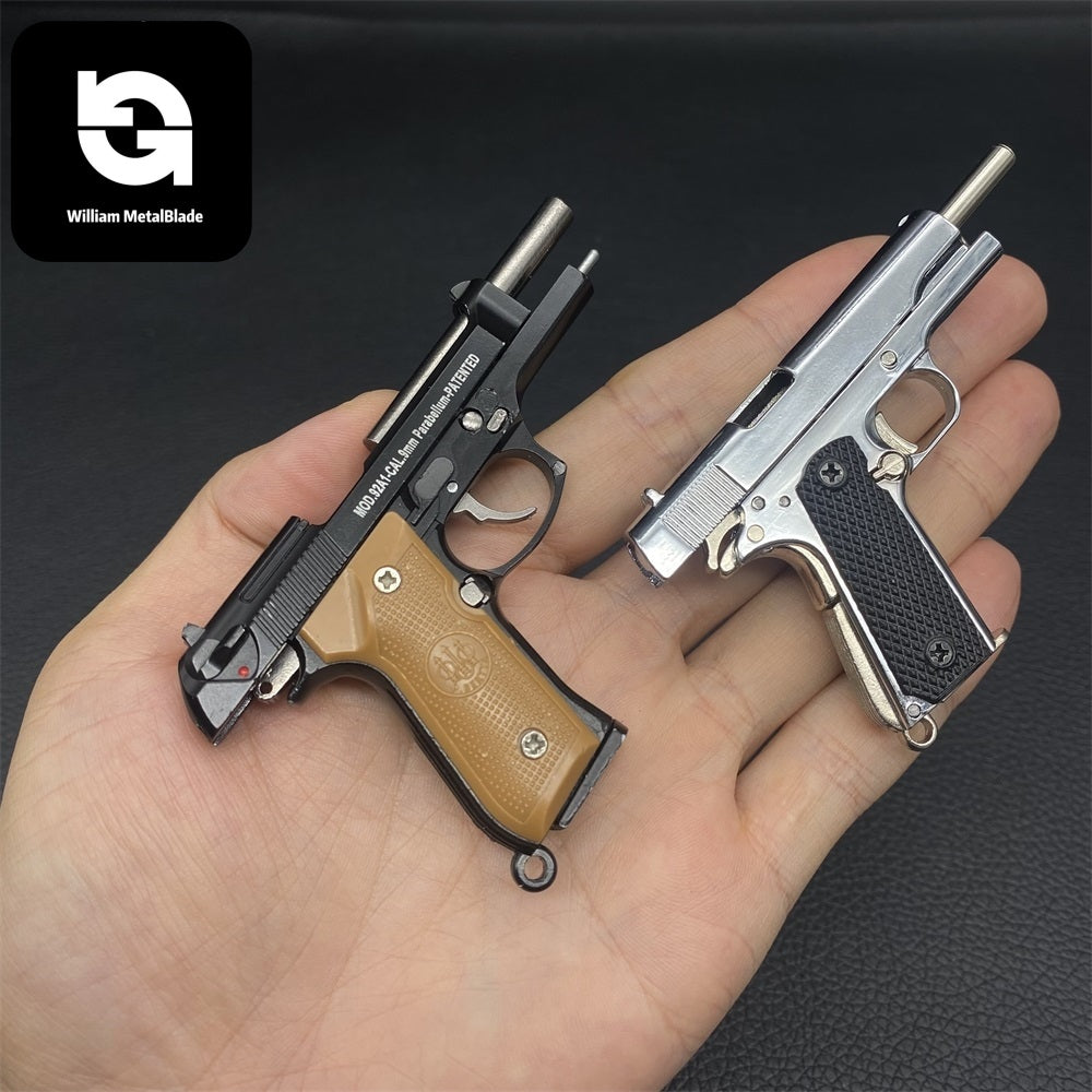M1911 Miniature Alloy Small Desert Eagle Colt M92f Pistol Toy Gun