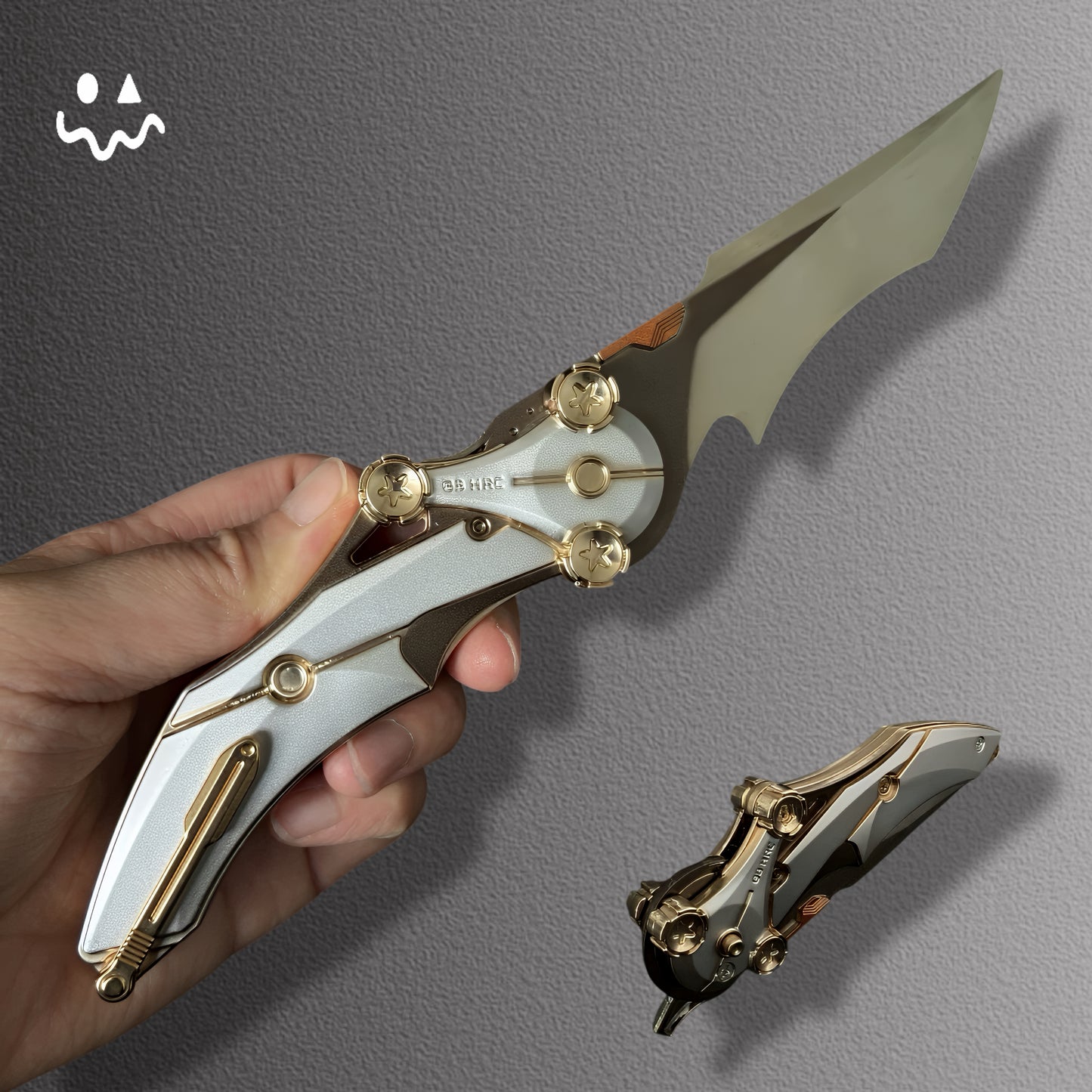 22CM/8.6" Delta Force MERCY Folding-Knife Trailer 5 In 1 Pack