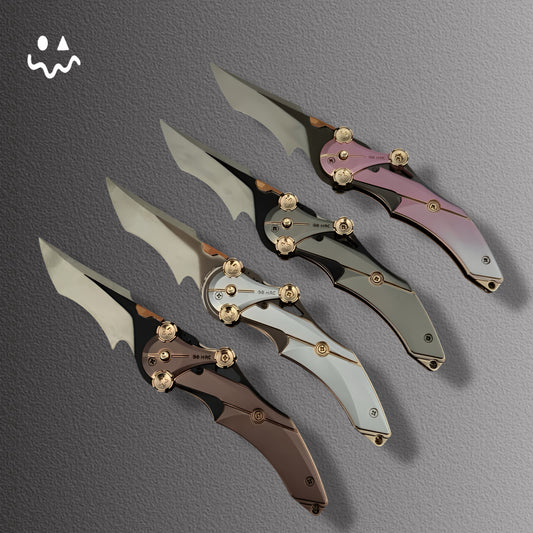 22CM/8.6" Delta Force MERCY Folding-Knife Trailer 5 In 1 Pack