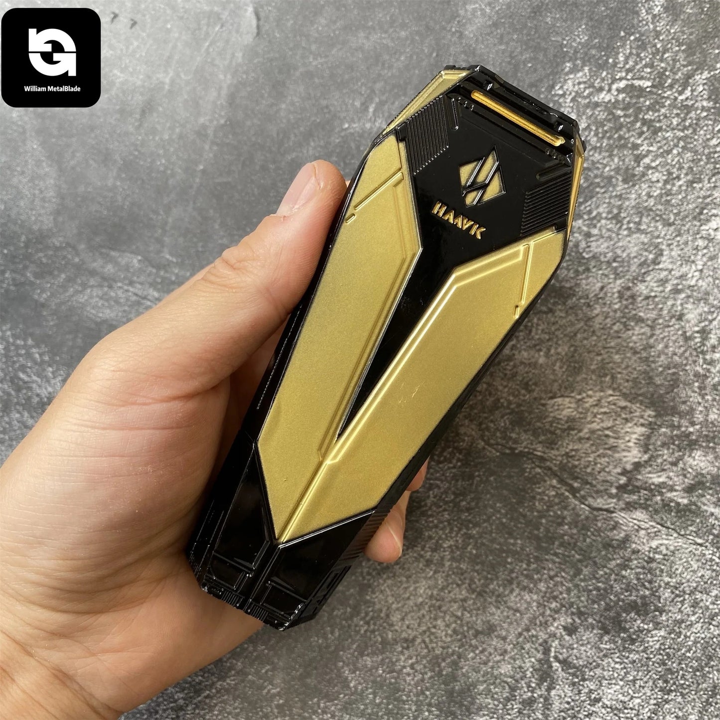 Metal 3D Mandel Brick Replica