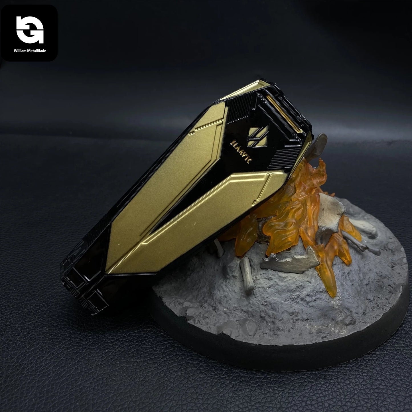 Metal 3D Mandel Brick Replica