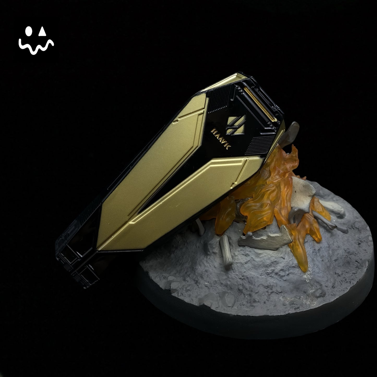 Metal 3D Mandel Brick Replica