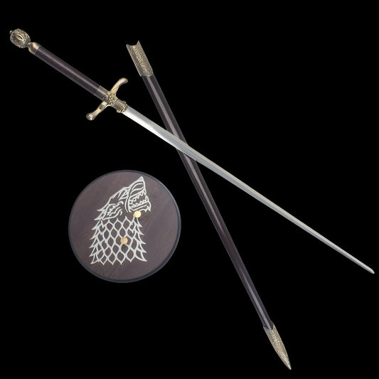 Medieval Needle Sword Life-size Steel Replica