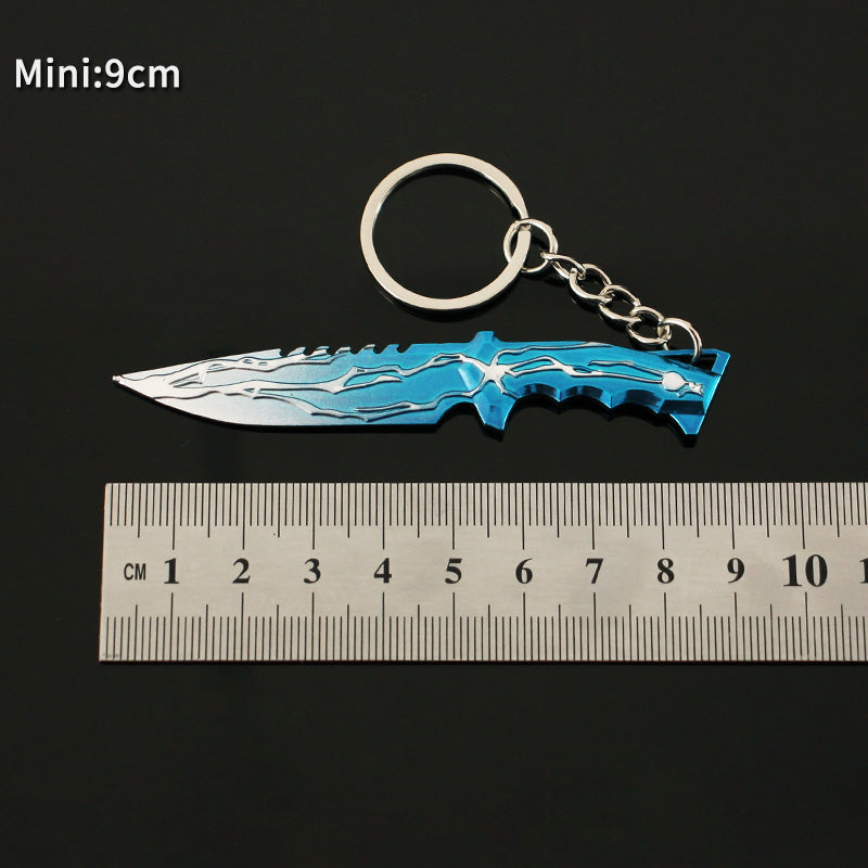 Metal Smite Knife Keychain