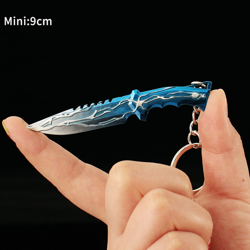 Metal Smite Knife Keychain