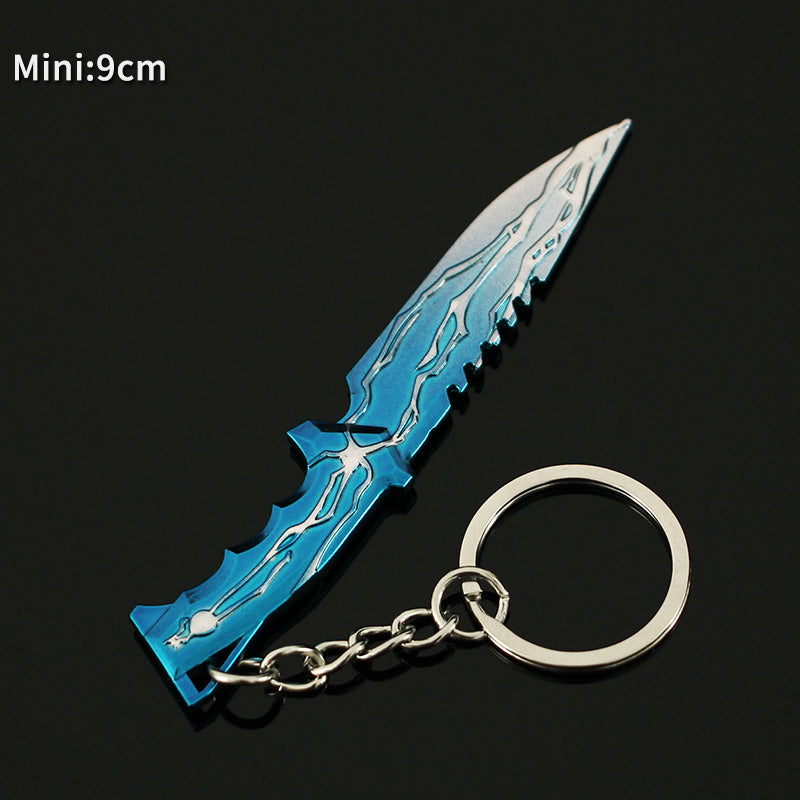 Metal Smite Knife Keychain