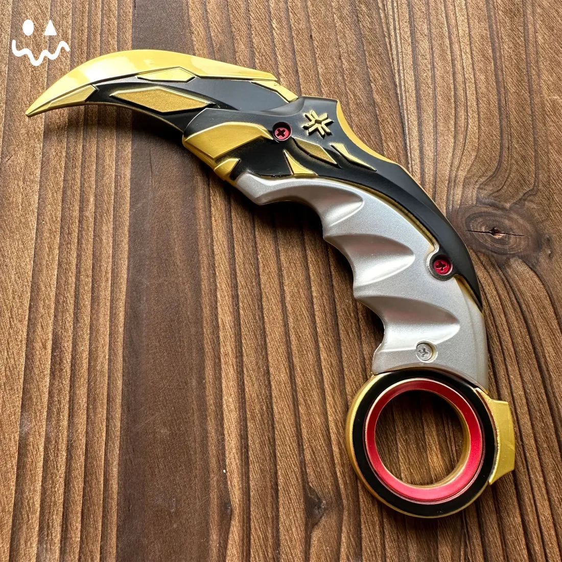 Metal Champion Karambit Blunt Blade Trainer Cosplay Prop
