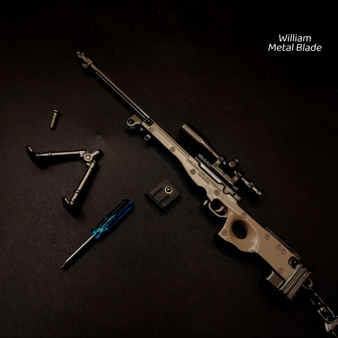 Metal Delta Force AWM Mini Metal Replica