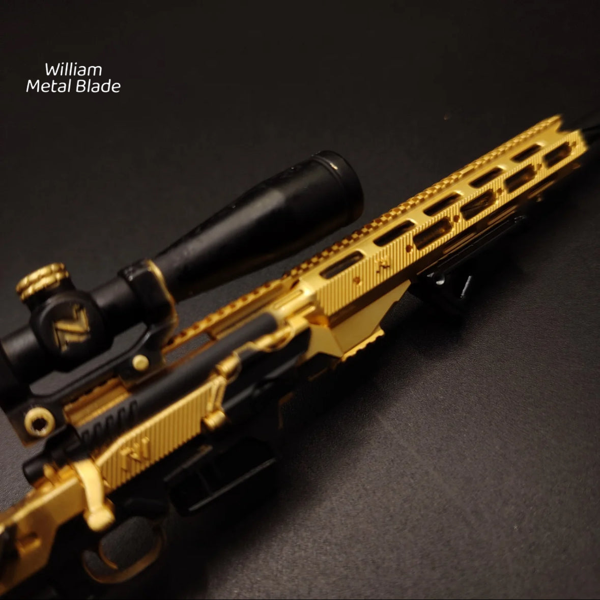 Metal Delta Force Hot Skin M700 Sniper Rifle Miniature